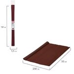 Бумага гофрированная/креповая, 32 г/м2, 50х250 см, коричневая, в рулоне, BRAUBERG, 112529