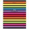 Тетрадь А5, 96 л., BRAUBERG, скоба, клетка, глянцевая ламинация, "Color Stripes", 404430