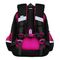Ранец GRIZZLY анатомическая спинка, c брелоком, для девочек, "LUCK", 36х28х20 см, RAz-386-4/1