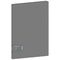 Папка с пружинным скоросшивателем Berlingo "Soft Touch", 17мм, 700мкм, серая, с внутр. карманом