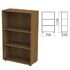 Шкаф (стеллаж) "Канц", 700х330х1130 мм, 2 полки, цвет орех пирамидальный, ШК39.9
