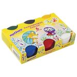 Краски пальчиковые ЮНЛАНДИЯ "МАЛЕНЬКИЙ ЁЖИК", 6 цветов по 60 мл, в баночках, ВЫСШЕЕ КАЧЕСТВО, 191340