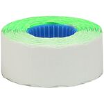 Этикет-лента OfficeSpace, 26*16мм, волна, зеленая, 800 этикеток