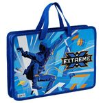 Папка с ручками А4 ArtSpace "Extreme", пластик, на молнии, 70мм