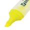 Текстовыделитель BRAUBERG "FLUO", ЖЕЛТЫЙ, линия 1-5 мм, 150398