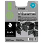 Картридж струйный CACTUS (CS-C9351C) для HP Deskjet 3920/3940/officeJet4315, черный