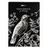 Скетчбук 20л., А4 ArtSpace "Black line. Bird", на гребне, черный блок, 120г/м2