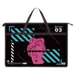 Папка для рисунков и чертежей с ручками BRAUBERG А3, пластик, молния сверху, "The Original", 271436