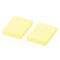 Блок самоклеящийся (стикеры) STAFF, ПАСТЕЛЬНЫЙ, 38х51 мм, 100 листов, КОМПЛЕКТ 2 штуки, желтый, 129344