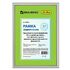 Рамка 21х30 см, пластик, багет 12 мм, BRAUBERG "HIT2", серебро, стекло, 390946