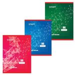 Тетрадь А4 96 л. STAFF Basic скоба, клетка, офсет №2 ЭКОНОМ, обложка картон, ЭКСКЛЮЗИВ, 402651