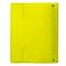 Тетрадь на кольцах А5 175х220 мм, 120 л., пластик, клетка, с резинкой, BRAUBERG, желтая, 403570