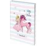 Блокнот МАЛЫЙ ФОРМАТ (110х147 мм), А6, 80 л., твёрдый, клетка, выборочный лак, BRAUBERG KIDS, "Queen", 114450