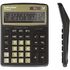 Калькулятор настольный BRAUBERG EXTRA-12-BKOL (206x155 мм), 12 разрядов, двойное питание, ЧЕРНО-ОЛИВКОВЫЙ, 250471