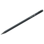 Карандаш ч/г Berlingo "Western" HB, с ластиком, черное дерево, заточен.