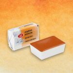 Краска акварель художественная "Белые ночи" индийская золотистая цв. №244 кювета 2,5мл