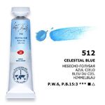 Краска акварель художественная "Белые ночи" небесно-голубая цв. №512 туба 10мл