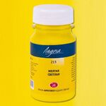 Краска акриловая художественная "Ладога" желтая светлая цв. №213 банка 100мл