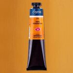 Краска акриловая художественная "Ладога" охра золотистая цв. №205 туба 46мл