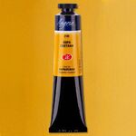 Краска акриловая художественная "Ладога" охра светлая цв. №206 туба 46мл