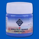 Краска гуашевая художественная "Мастер-Класс" кобальт синий светлый цв.№504 банка 40мл