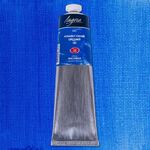 Краска масляная художественная "Ладога" кобальт синий средний (А) цв. №505 туба 120мл