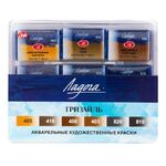 Ладога Набор акварель картон, 6 шт х 2,5 мл