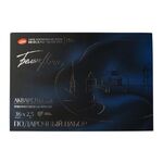 Набор акварельных художественных красок Белые Ночи 36 цветов в кюветах 2,5 мл с фарфоровой палитрой и кистями в синем деревянном пенале