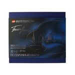 Набор акварельных художественных красок Белые Ночи 48 цветов в кюветах 2,5 мл с фарфоровой палитрой и кистями в синем деревянном пенале