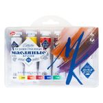 Набор масляных художественных красок "Мастер-Класс" Basic colours картон, 6 цв. в тубах по 18мл