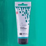 Краска акриловая художественная "Сонет" зелёная "ФЦ" цв. №703 туба 75мл