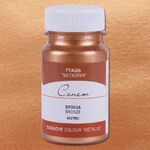 Краска гуашь художественная "Сонет" металлик бронза цв. №963 банка 100мл