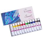 Набор художественных акриловых красок "Сонет" 12 цветов в тубах по 18мл