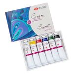 Набор художественных акриловых красок "Сонет" 6 цветов в тубах по 46мл