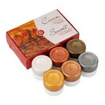 Набор художестенных гуашевых красок "Сонет" "металлик" 6 цветов в банках по 20мл