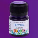 Краска акриловая для декор. тв-ва "Decola" для витража фиолетовая цв. №607 банка 20мл