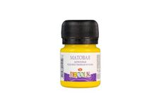 Краска акриловая матовая для декоративного творчества "Decola" желтая светлая цв. №213 банка 20мл