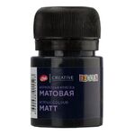 Краска акриловая матовая для декоративного творчества "Decola" черная цв. №810 банка 20мл