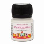 Краска акриловая для декор. тв-ва "Decola" флуоресцентная белая цв. №104 банка 20мл