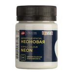 Краска акриловая для декор. тв-ва "Decola" флуоресцентная белая цв. №104 банка 50мл