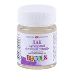 Лак акриловый для декоративного творчества "Deсola" тройной глянец банка 50мл