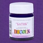 Краска акриловая для декоративного творчества шелк/батик "Decola" фиолетовая цв.№607 банка 20мл