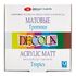Декола Набор акрил матовый картон 9 шт х20 мл "Тропики"