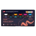 Декола Набор акрил ткань картон 18 шт х20 мл