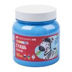 Гуашь детская "Цветик" голубая, банка 220мл