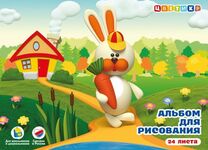 Альбом для рисования "Цветик", 24 листа