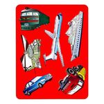 Трафарет "Цветик" "Транспорт", 15,5х20 см