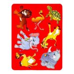 Трафарет "Цветик" "Животные Африки", 15,5х20 см