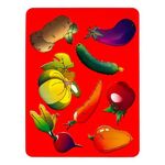 Трафарет "Цветик" "Овощи", 15,5х20 см