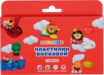 Набор пластилина воскового "Цветик" 6 цветов, 90 г